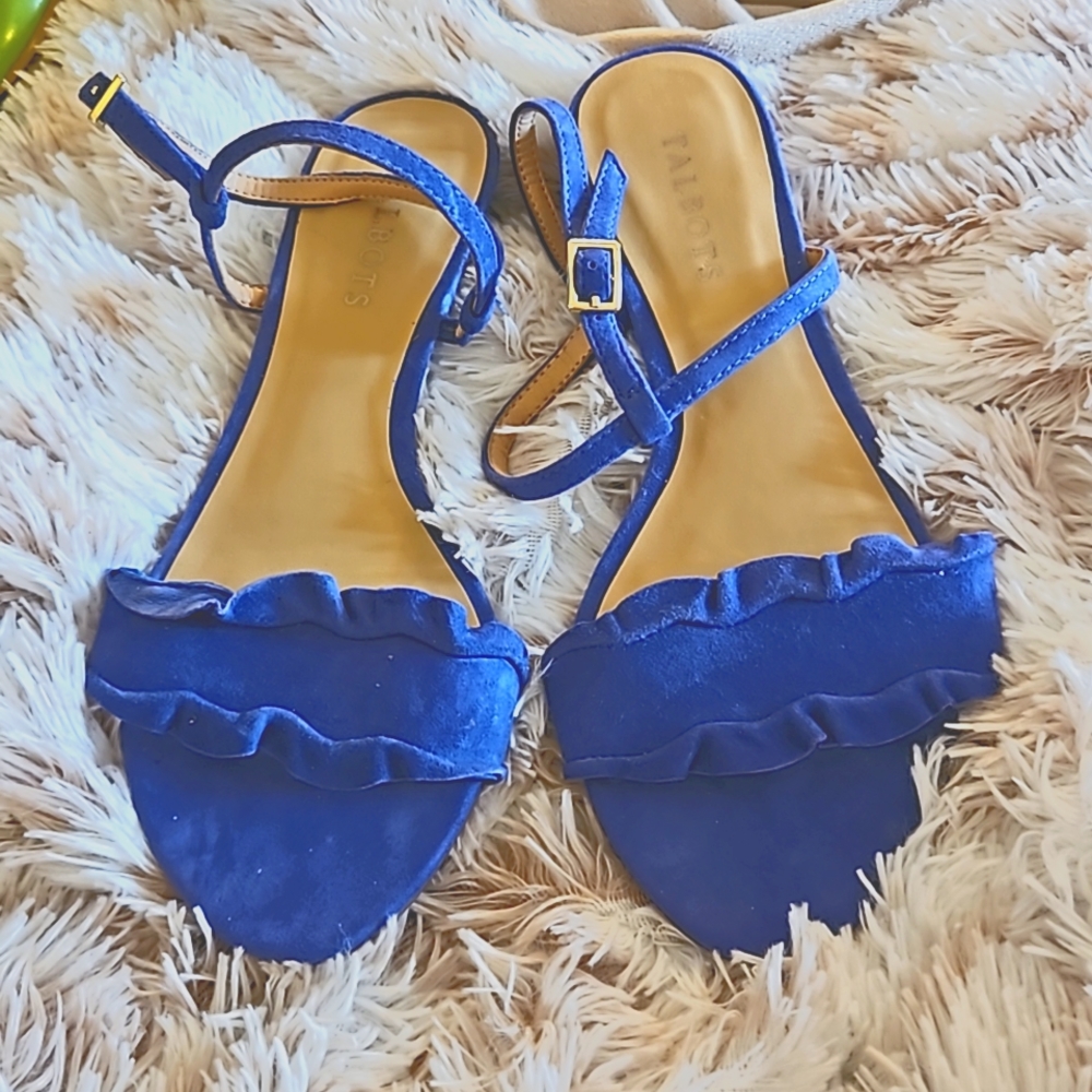 Talbots- Strappy Suede Sandals